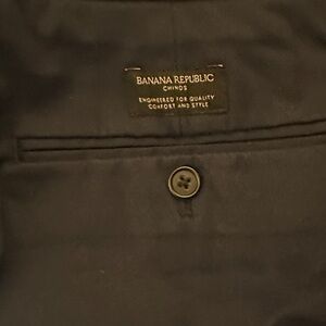 Banana Republic Rapid Movement Chinos Men's Navy Pants